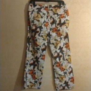 Butterfly pants by Lisa International. Beautiful print. Size 14.